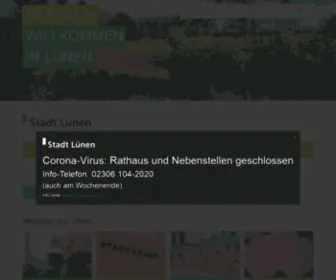 Luenen.de(Lünen) Screenshot