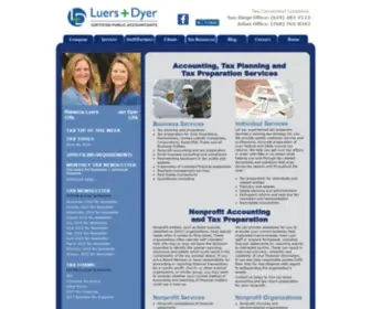 LuersdyercPa.com(Luers & Dyer CPA) Screenshot