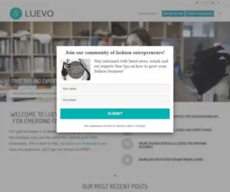 Luevo.com(Start-up marketing, consulting & learning hub) Screenshot