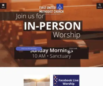 Lufkinfirst.com(Lufkin First UMC) Screenshot