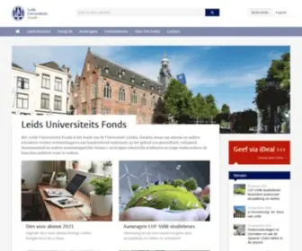 Luf.nl(Leids Universiteits Fonds) Screenshot