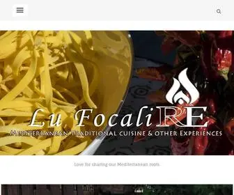 Lufocalire.eu(Lu Focalire traditional Mediterranean cuisine. LU FOCALIRE) Screenshot