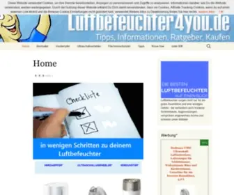 Luftbefeuchter4You.de(Luftbefeuchter für Dich) Screenshot