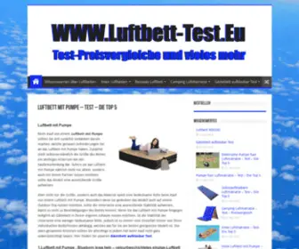 Luftbett-Test.eu(Luftbett mit Pumpe) Screenshot