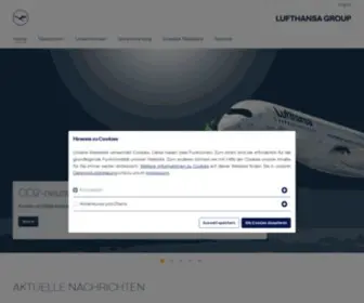 Lufthansa-Group.com(Web Forwarding) Screenshot