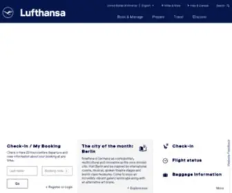 Lufthansa-USA.com(Test Page for) Screenshot