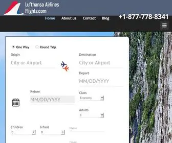 Lufthansaairlinesflights.com(Lufthansa Airlines ReservationsFlights & Deals) Screenshot