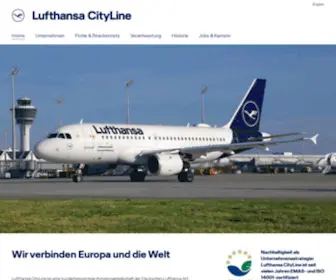 Lufthansacityline.com(Lufthansacityline) Screenshot