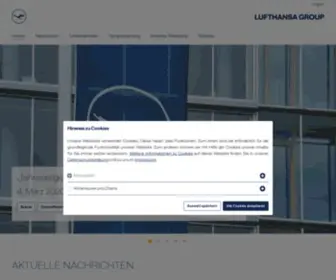 Lufthansagroup.com(Lufthansa Group) Screenshot