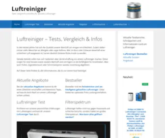 Luftreiniger-Vergleich.de(Tests, Vergleich & Infos) Screenshot