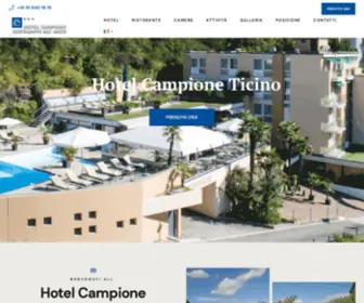 Lugano-Hotels.ch(Hotel Campione Ticino) Screenshot