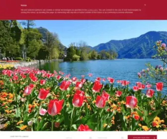 Luganoturismo.ch(Tourist information website) Screenshot