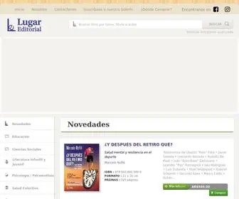 Lugareditorial.com.ar(Sitio Oficial de Lugar Editorial) Screenshot