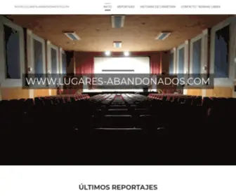 Lugares-Abandonados.com(Lugares Abandonados) Screenshot