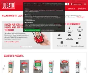 Lugato.de(Hochwertige & umweltfreundliche Bauchemie) Screenshot