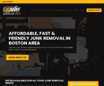 Lugaway.com(Junk Removal in the Greater Boston Area) Screenshot