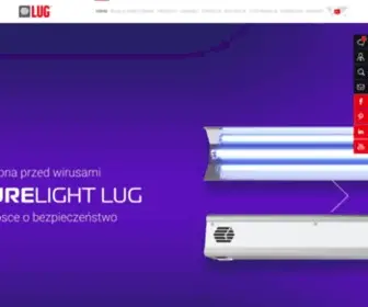 Lug.com.pl(Oprawy oświetleniowe) Screenshot