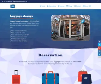 Luggagedepot.nl(Luggage storage Amsterdam) Screenshot