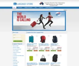 Luggagegear.com.au(Luggage Suitcases and Travel Bags) Screenshot