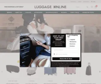 Luggageonline.com(Luggage Online) Screenshot