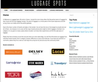 Luggagespots.com(Luggage Spots) Screenshot