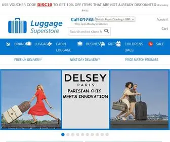 Luggagesuperstore.co.uk(Luggage Superstore) Screenshot