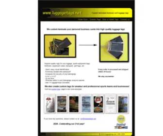 Luggagetags.net(luggagetags) Screenshot