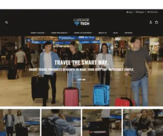 Luggagetech.com(Luggage Tech SMART Luggage) Screenshot