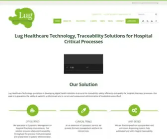 Lughtechnology.com(Soluciones de trazabilidad hospitalaria) Screenshot