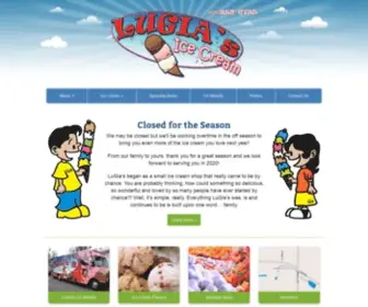 Lugiasicecream.com(Spencerport, NY) Screenshot