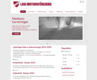 Lugimotion.se(LUGI Motion) Screenshot