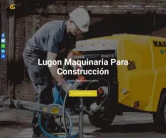 Lugon.com.mx(Maquinaria Para Construcción En Saltillo) Screenshot