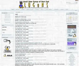 Lugons.org(Novi Sad) Screenshot
