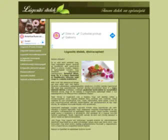 Lugositoetelek.com(Lúgosító ételek) Screenshot