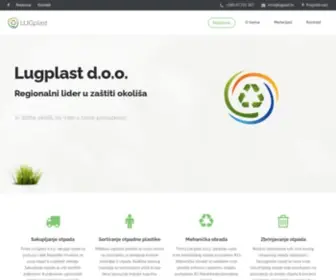 Lugplast.hr(Waste management) Screenshot