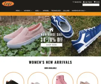 Lugz.com(Lugz Footwear) Screenshot