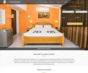 Luibeach.com(Budget Hotel in Goa) Screenshot