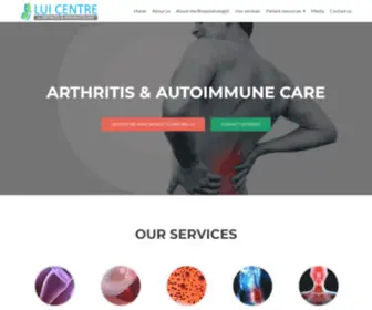 Luicare.com(Arthritis and Rheumatology) Screenshot