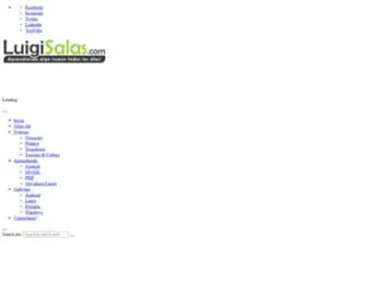 Luigisalas.com(Web Personal de Luigi Salas) Screenshot