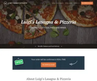 Luigislasagna.com(Order Online for Takeout / Delivery. Here at Luigi's Lasagna & Pizzeria) Screenshot