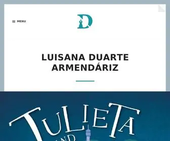 Luisanaduarte.com(Children's book author) Screenshot