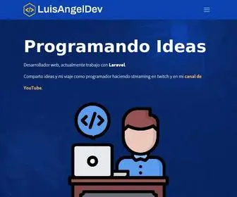 Luisangeldev.com(Luis Angel) Screenshot