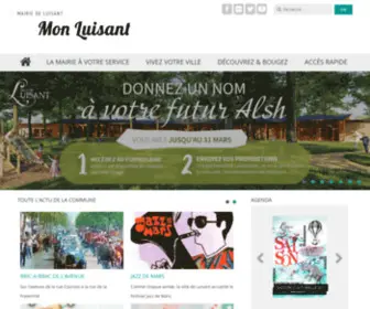 Luisant.fr(Site Officiel de la Ville de Luisant) Screenshot