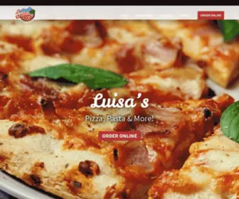 Luisaspizzanj.com(Order Online Now) Screenshot