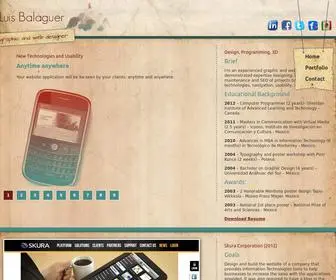 Luisba.com(Professional web design services to grow your business. Luis Balaguer) Screenshot