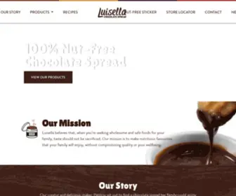 Luisella.com(Luisella Foods Inc) Screenshot