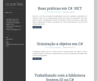 Luisfelipetorres.com.br(C# .NET) Screenshot