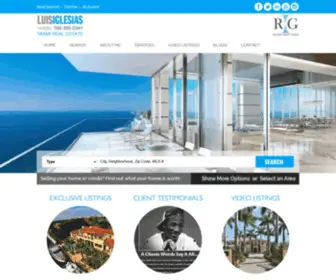 Luisiglesias.net(Miami beach real estate) Screenshot