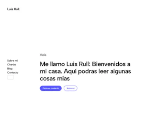 Luisrull.es(Luis Rull) Screenshot