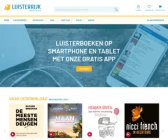 Luisterrijk.nl(Luisterboeken downloaden) Screenshot